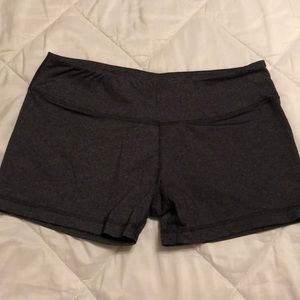 small charcoal spandex